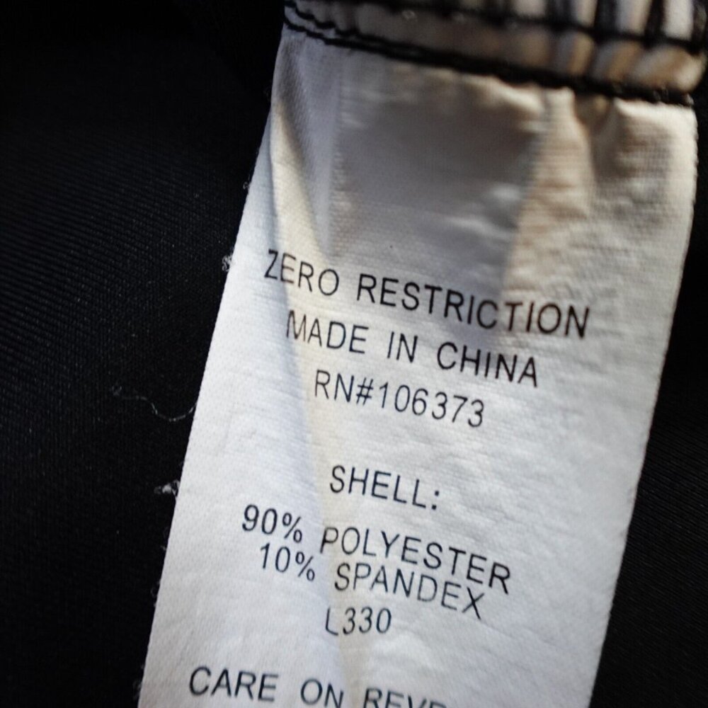 Zero Restriction Shirt Medium Black Solid 1/4 Zip… - image 6